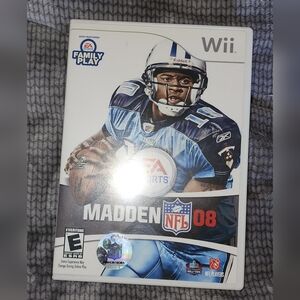 Madden NFL 08 for Wii - - Blue Cover